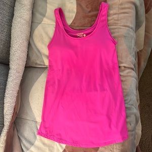 Lilly Pulitzer pink luxletic Mina built in bra stretch tank